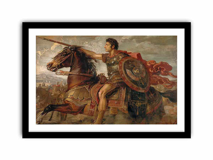 Alexander Riding In Triumph   Art Print