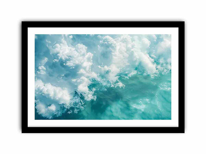 Teal Ocean   Art Print