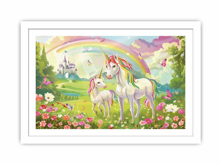 Magestic Unicorns Streched canvas