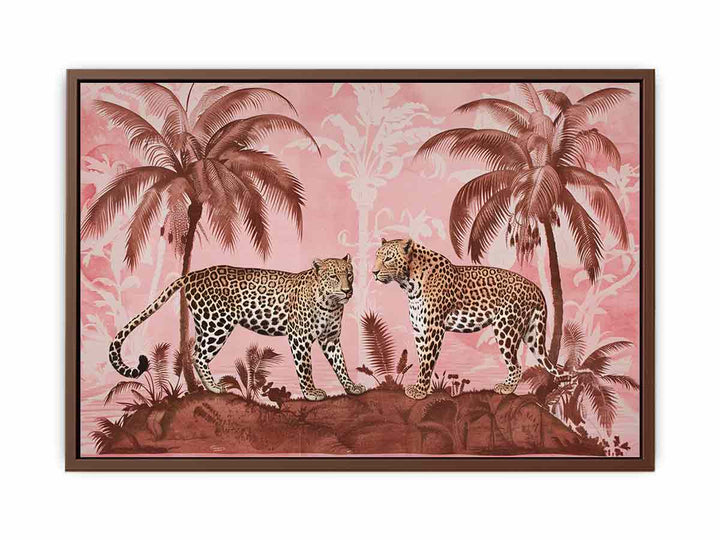 Two Leopards   Poster