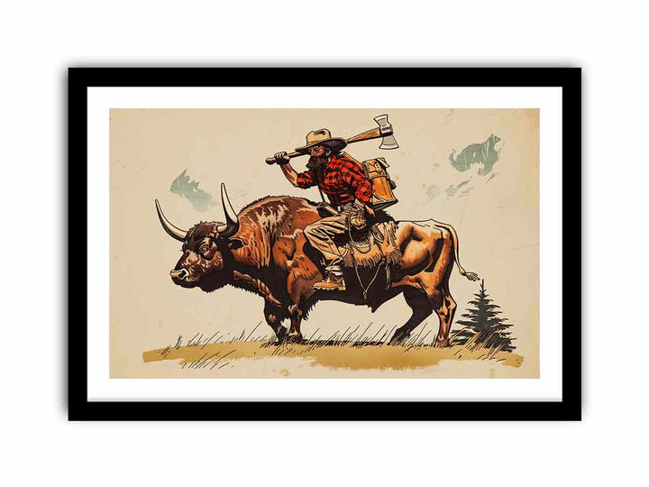 Lumberjack  Art Print