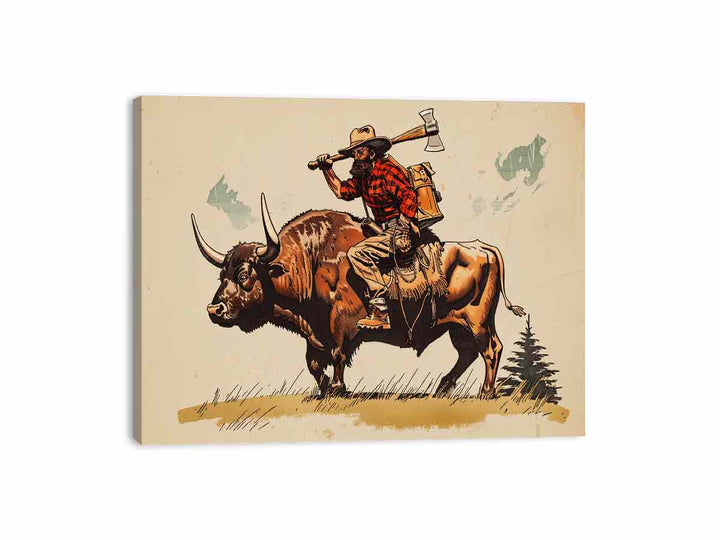 Lumberjack Canvas Print