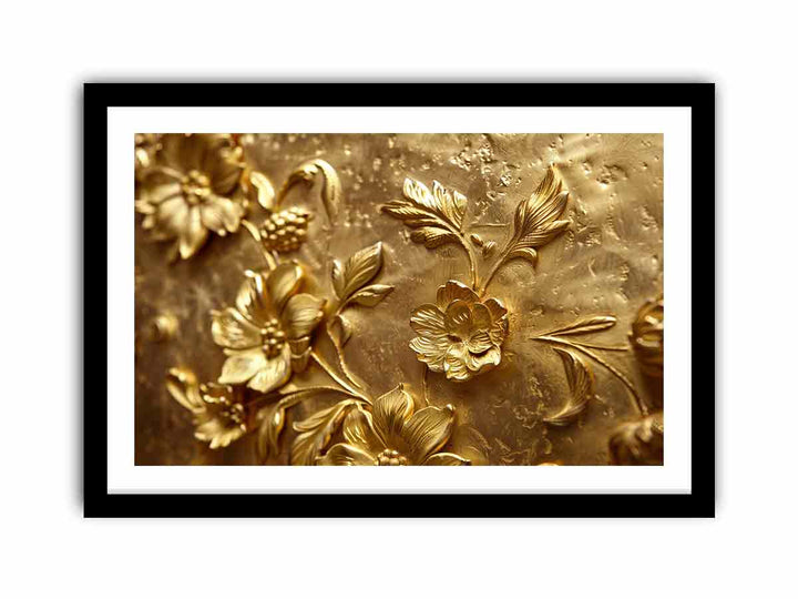 Gold Leaves  Art Print