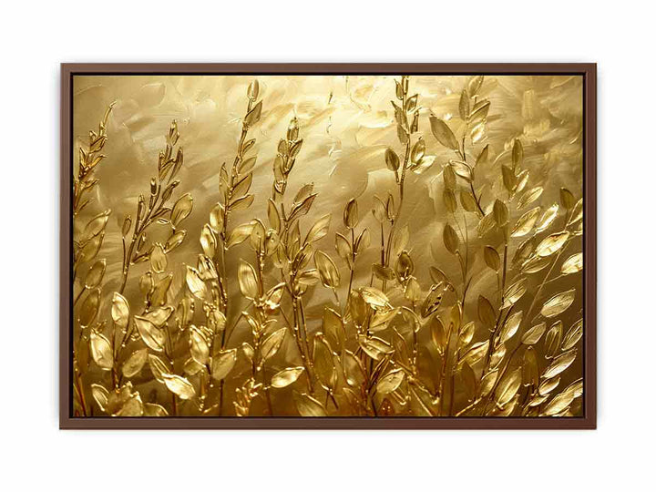 Gold Wildflowers  Poster