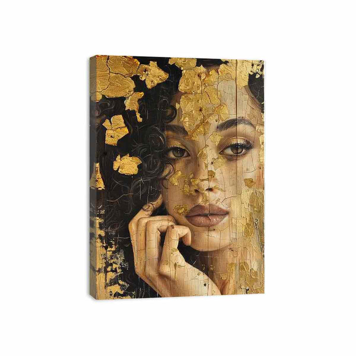 Gold Beauty Canvas Print