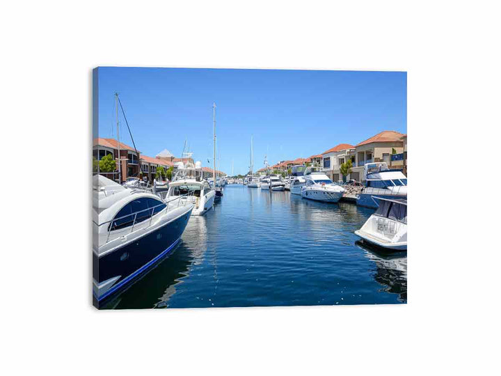 Dolphin Quay Canvas Print