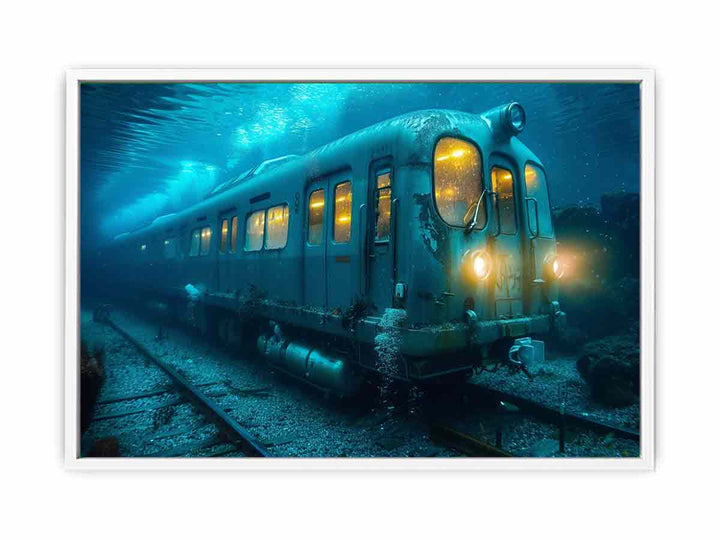 Underwater Train Framed Print