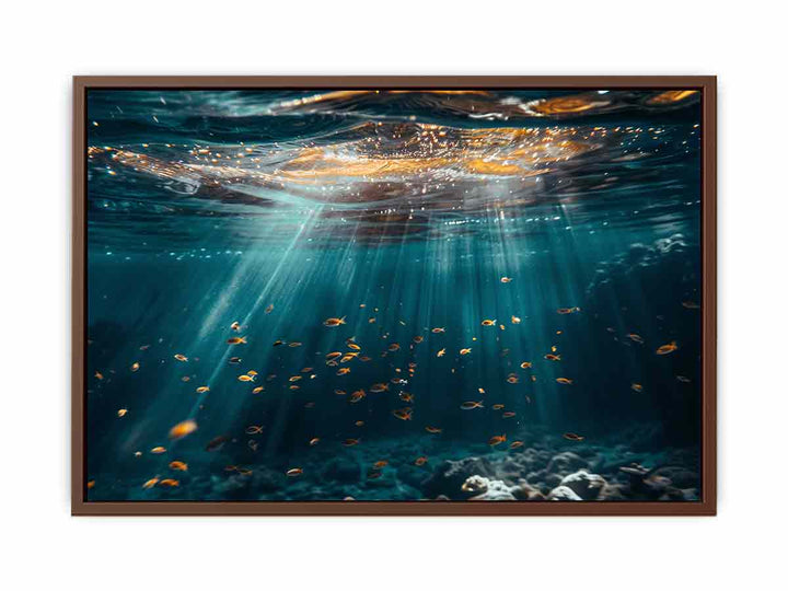 Underwater Scene  Poster