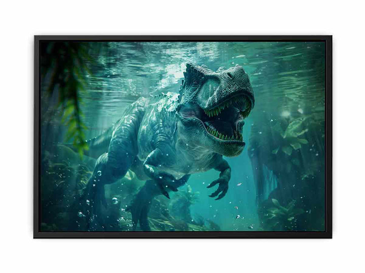 Underwater Dinosaur  Painting