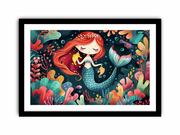 Mermaid Junior  Art Print