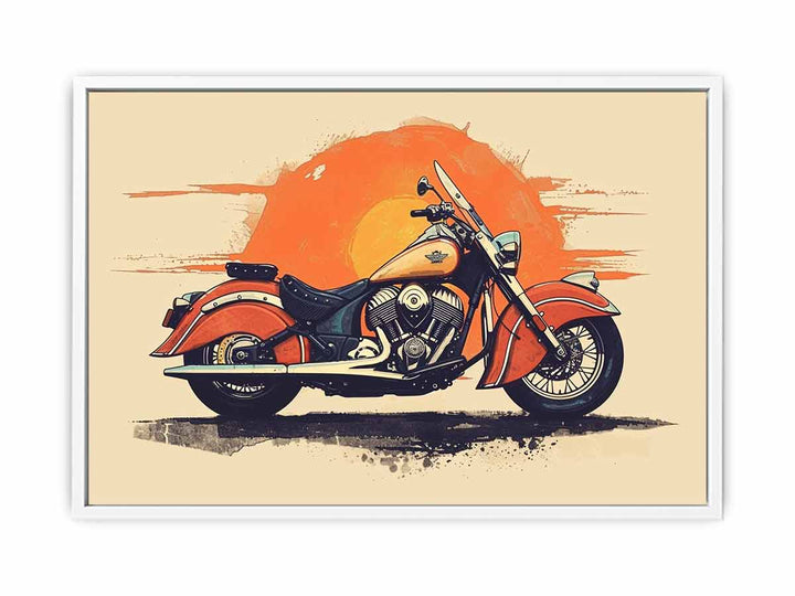 Indian Motorcycle Art  Painting