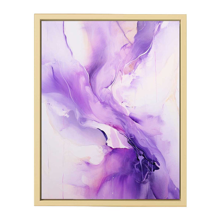 Purple  Absract Painting Framed Print