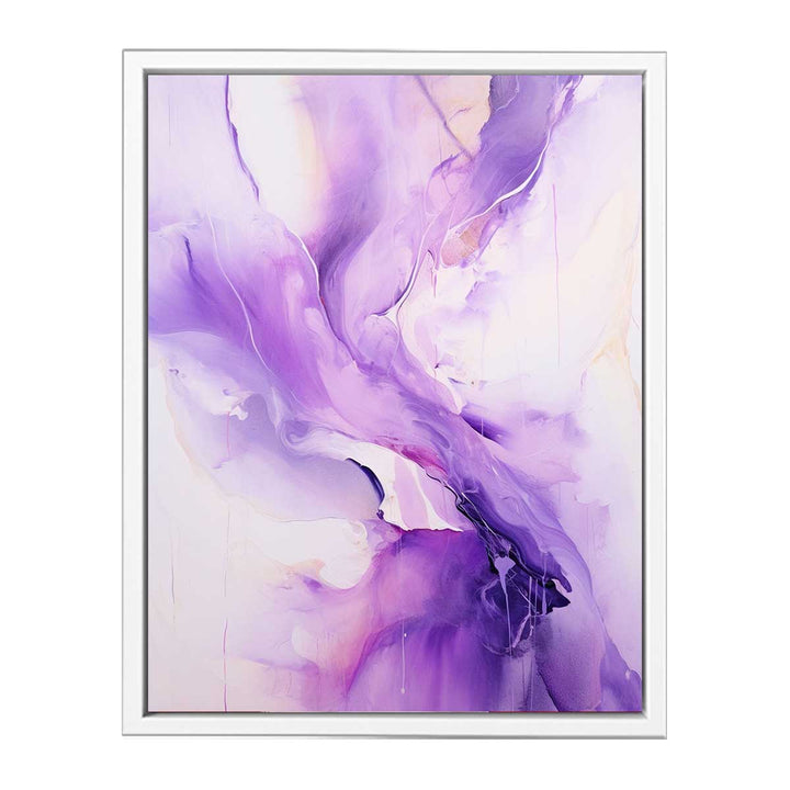 Purple  Absract Painting  Canvas Print