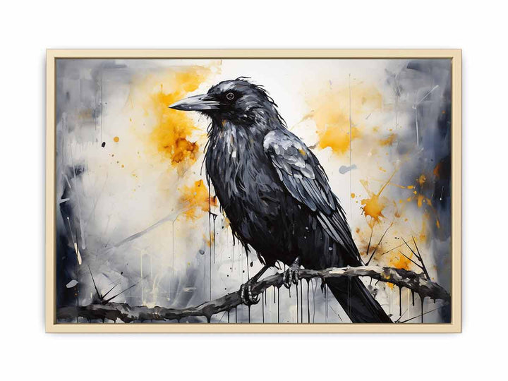 Ravens Art Painting Framed Print