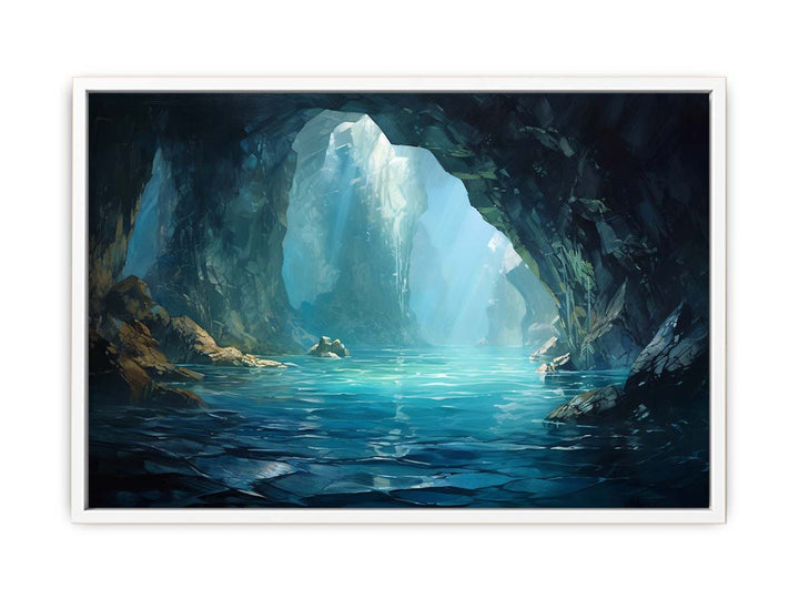 Ocean Cave Art  Canvas Print