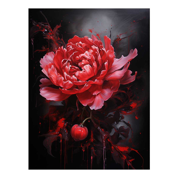 Red flower Painting 