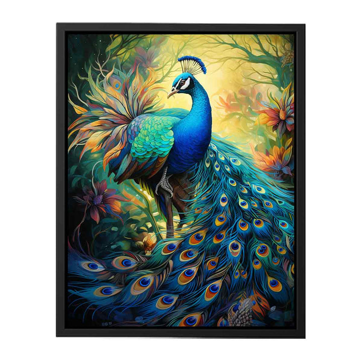 Peacock Art Print 