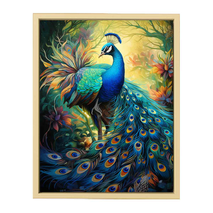 Peacock Art Framed Print