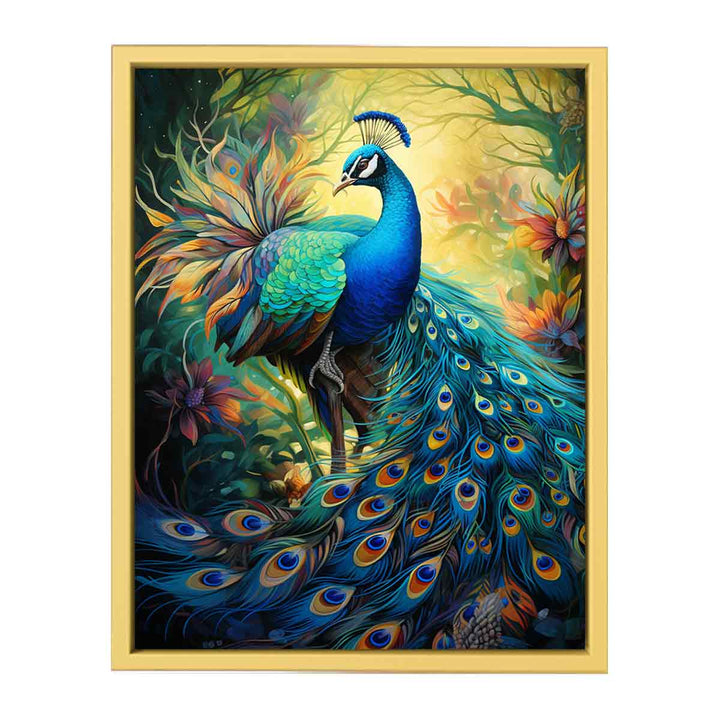 Peacock Art Print  Poster