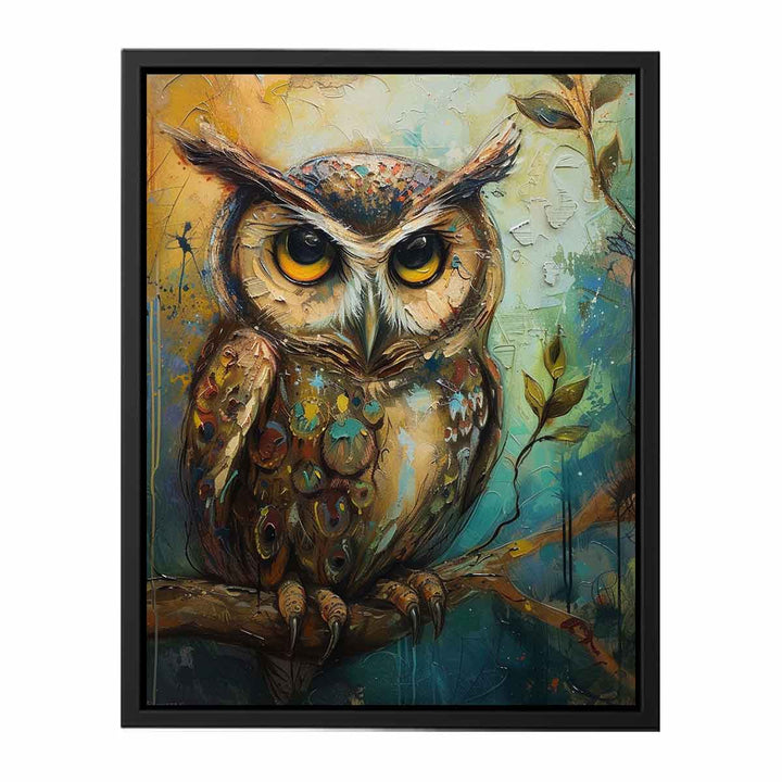 Owl Art Painting  