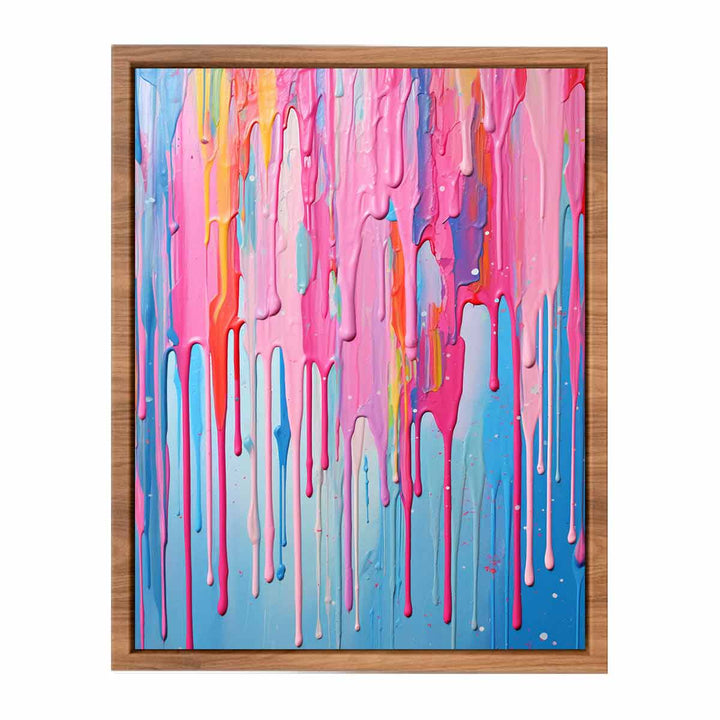 Multi color  Dripping Art  Painting