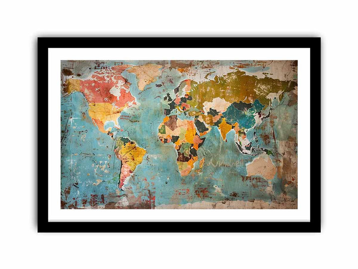 Vintage Map  Art Print