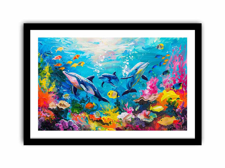 Underwater Love   Art Print