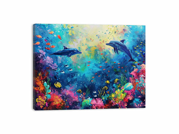 Underwater Love  Canvas Print