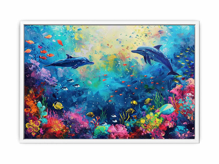 Underwater Love  Framed Print