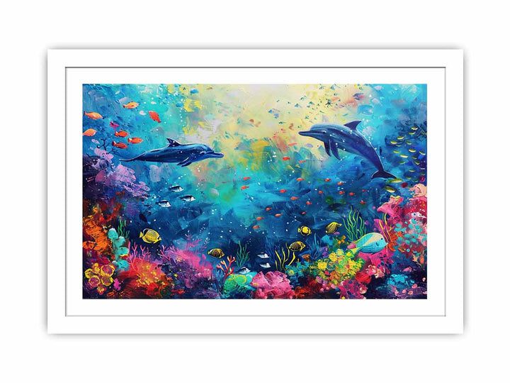 Underwater Love  Streched canvas