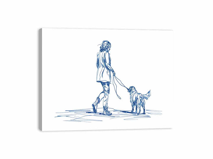 Walk  Canvas Print