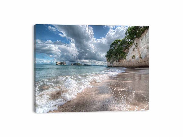 Cathedral Cove New Zealand Canvas Print