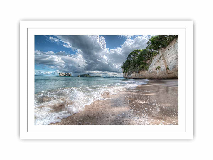 Cathedral Cove New Zealand Streched canvas