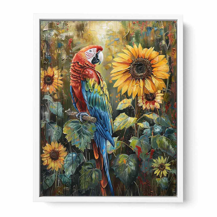 Tropical  Parrot  Framed Print