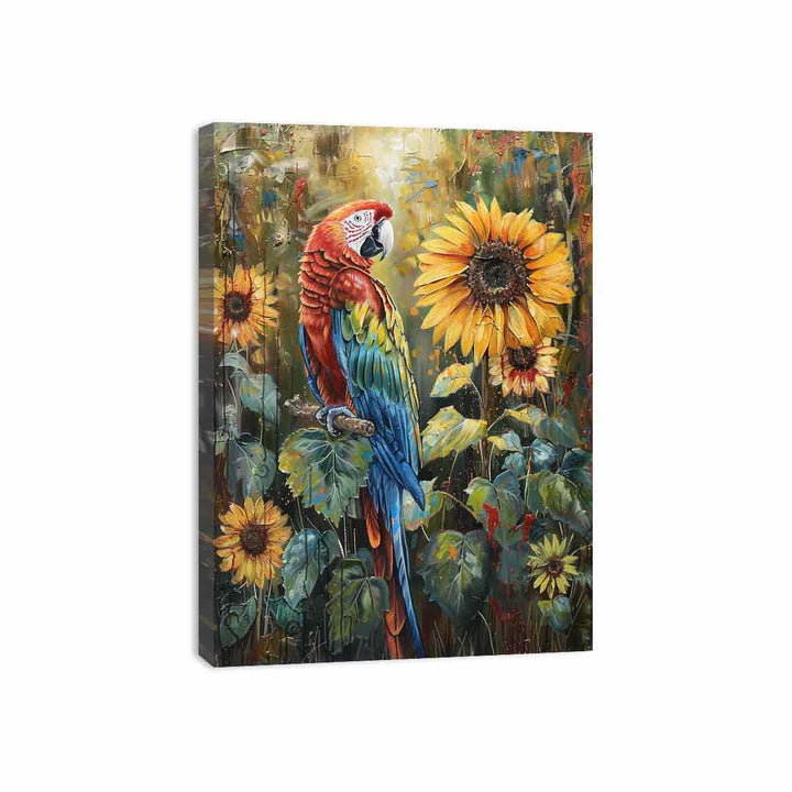 Tropical  Parrot  Canvas Print