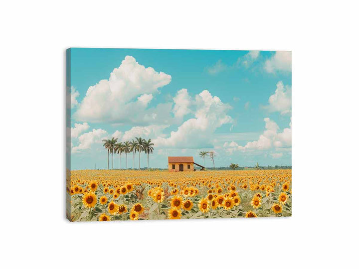 Isolated Home  Canvas Print