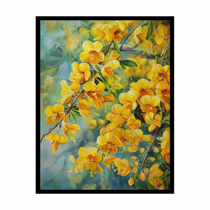 Acacia Flowers  Painting