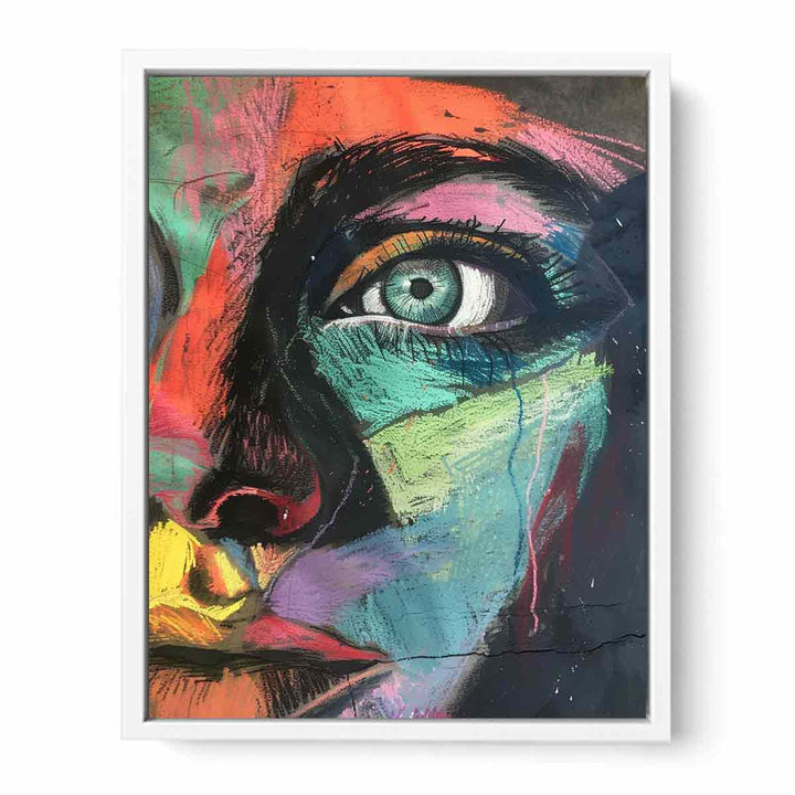 Face  Framed Print