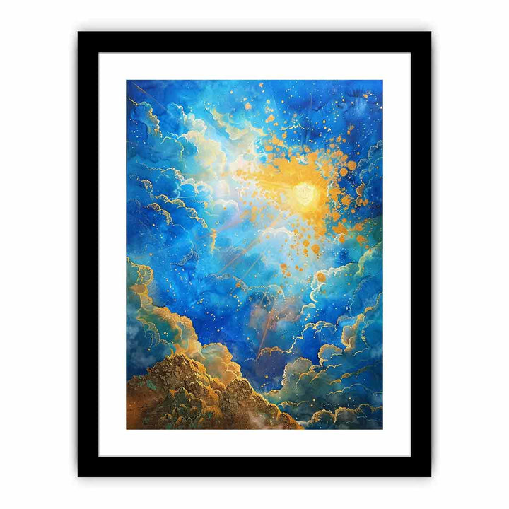 Divine Clouds  Art Print