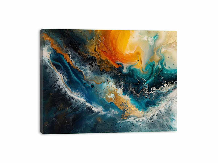 Blue Gold  Canvas Print