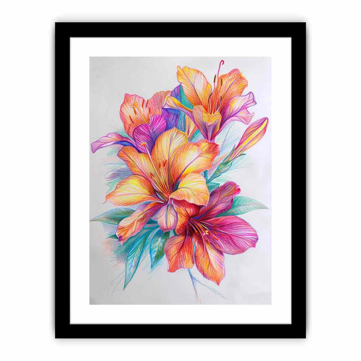 Colorful Flower   Art Print