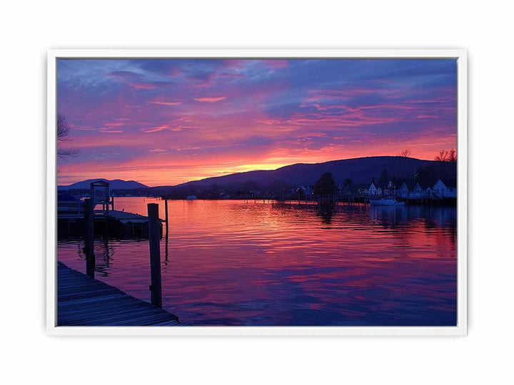 New Zealand Sunset Framed Print