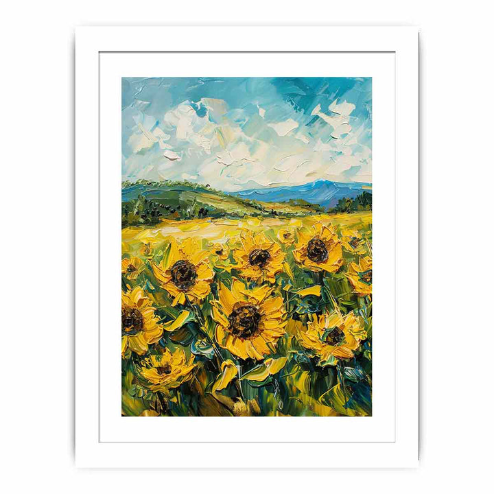 Sunflowers  Streched canvas