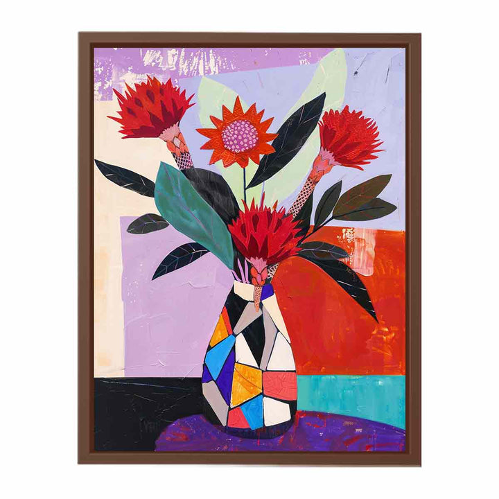 Waratah Vase  Poster