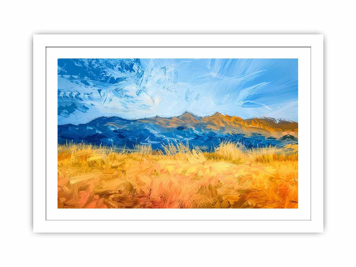 Blue Mountians  Streched canvas