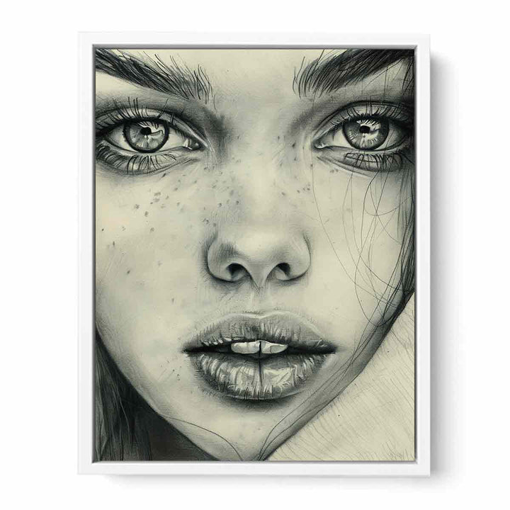 Cute Girl  Framed Print