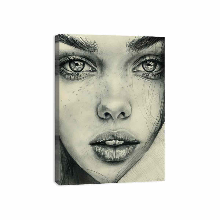 Cute Girl  Canvas Print