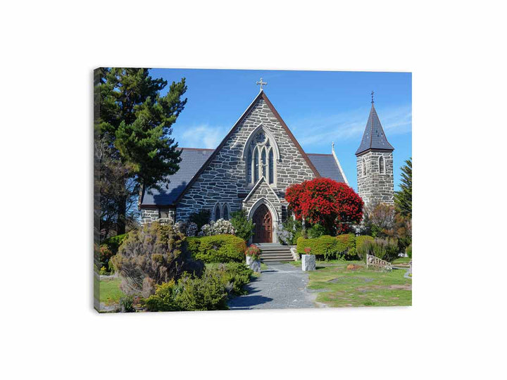 Good Shepherd Church Canvas Print