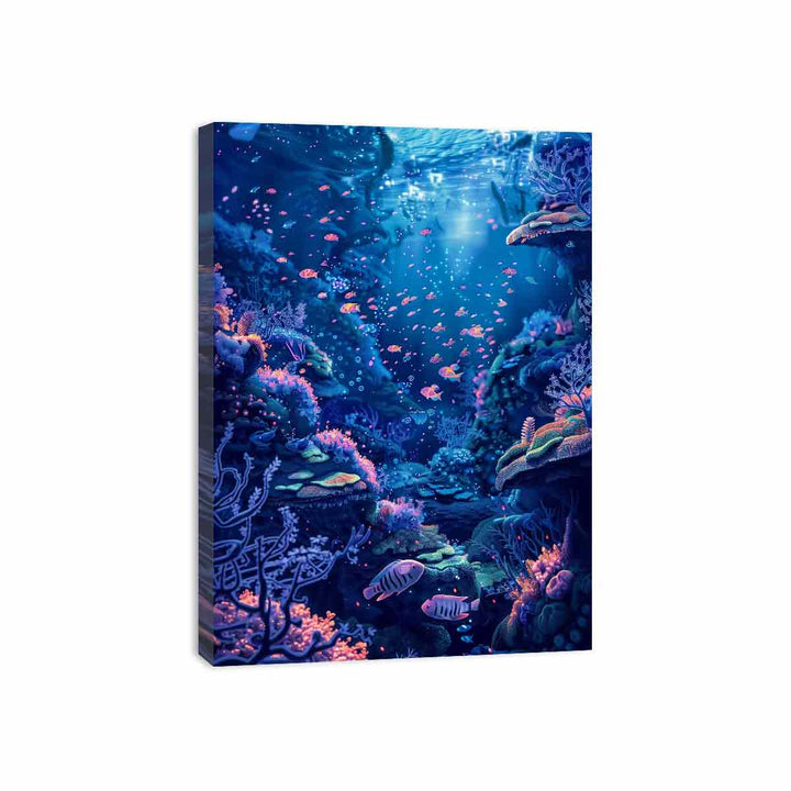 Fantasy Underwater Canvas Print