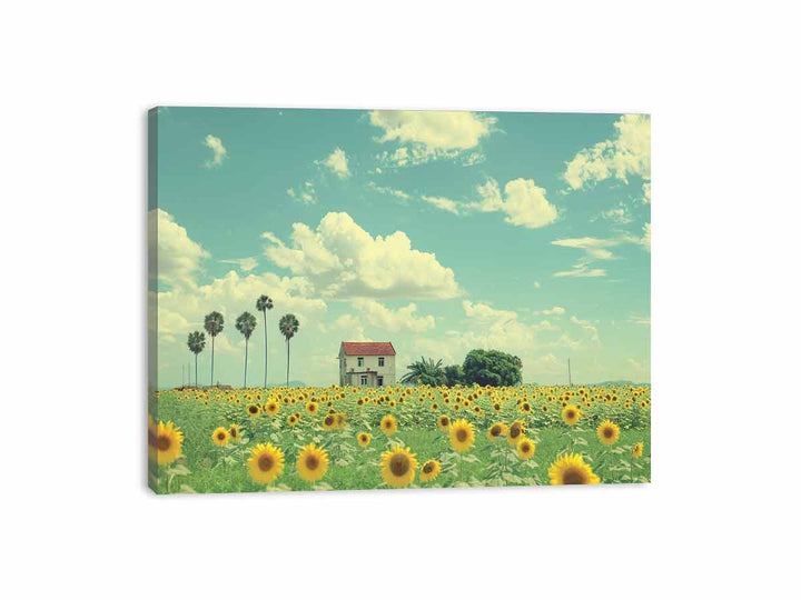 Isolated Home  Canvas Print